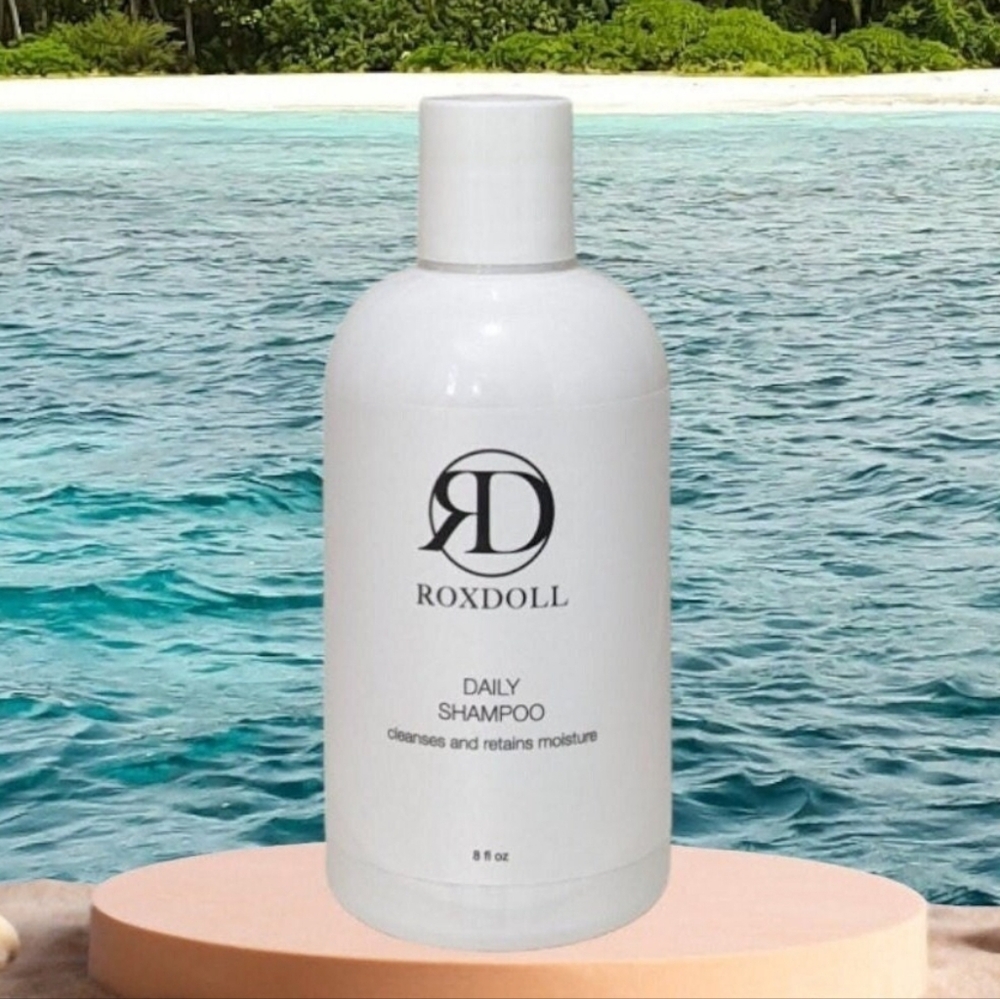 Daily SHAMPOO 8 Fl Oz For Daily Hair Washing ROXDOLL Cosmetics